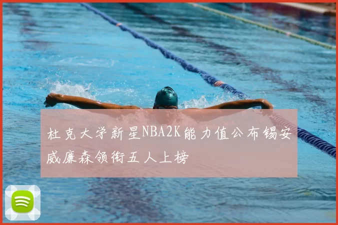 杜克大学新星NBA2K能力值公布锡安威廉森领衔五人上榜