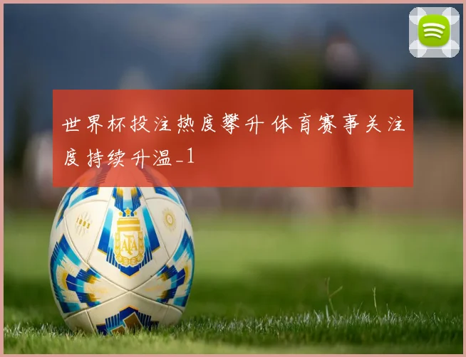 世界杯投注热度攀升 体育赛事关注度持续升温_1